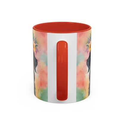 Eddy 01 Accent Coffee Mug - Dog Lover Gift
