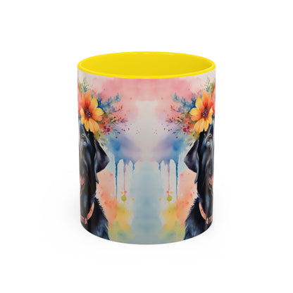 Labrador 03 Accent Coffee Mug - Dog Lover Gift