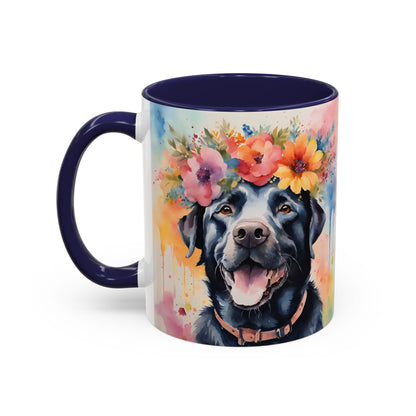 Labrador 03 Accent Coffee Mug - Dog Lover Gift