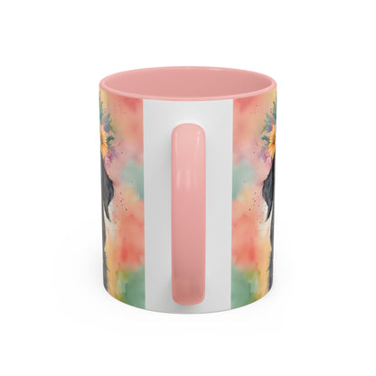 Eddy 01 Accent Coffee Mug - Dog Lover Gift