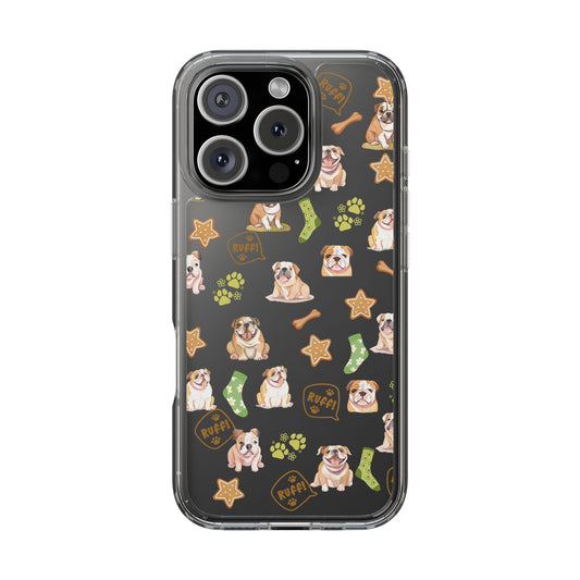 British Bulldog Clear iPhone Cases