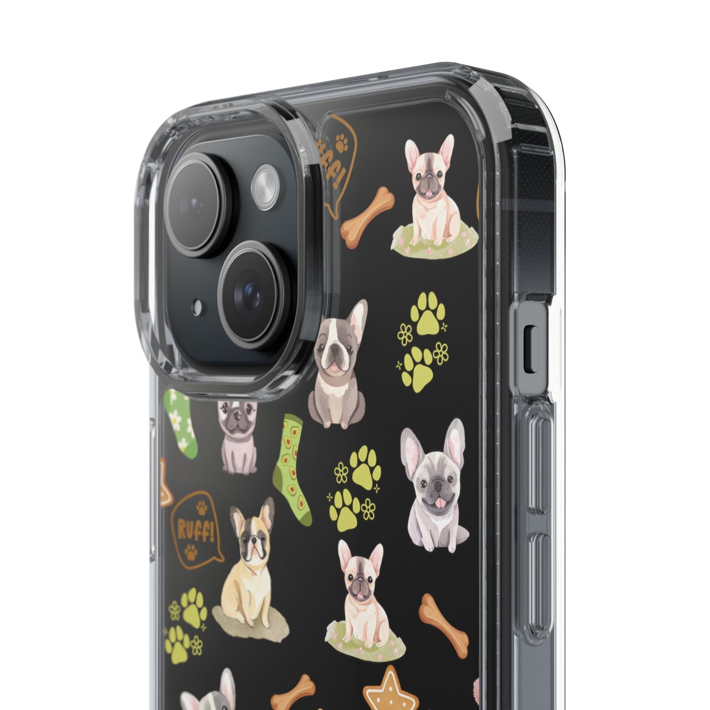 French Bulldog Clear iPhone Cases