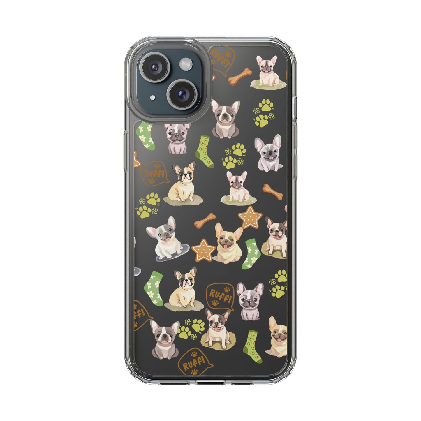 French Bulldog Clear iPhone Case