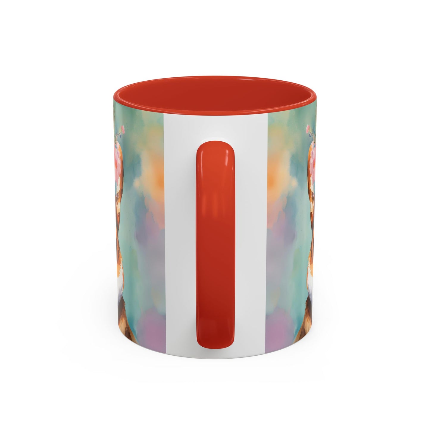 Corgi 01 Accent Coffee Mug - Dog Lover Gift