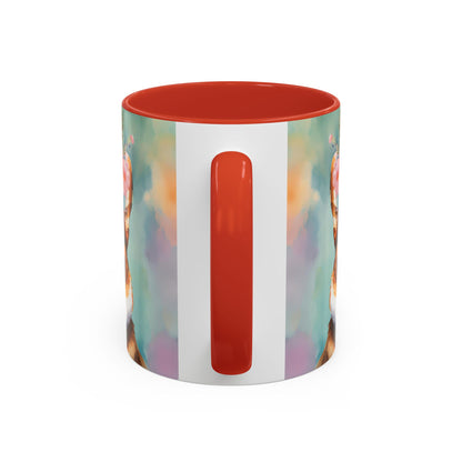 Corgi 01 Accent Coffee Mug - Dog Lover Gift