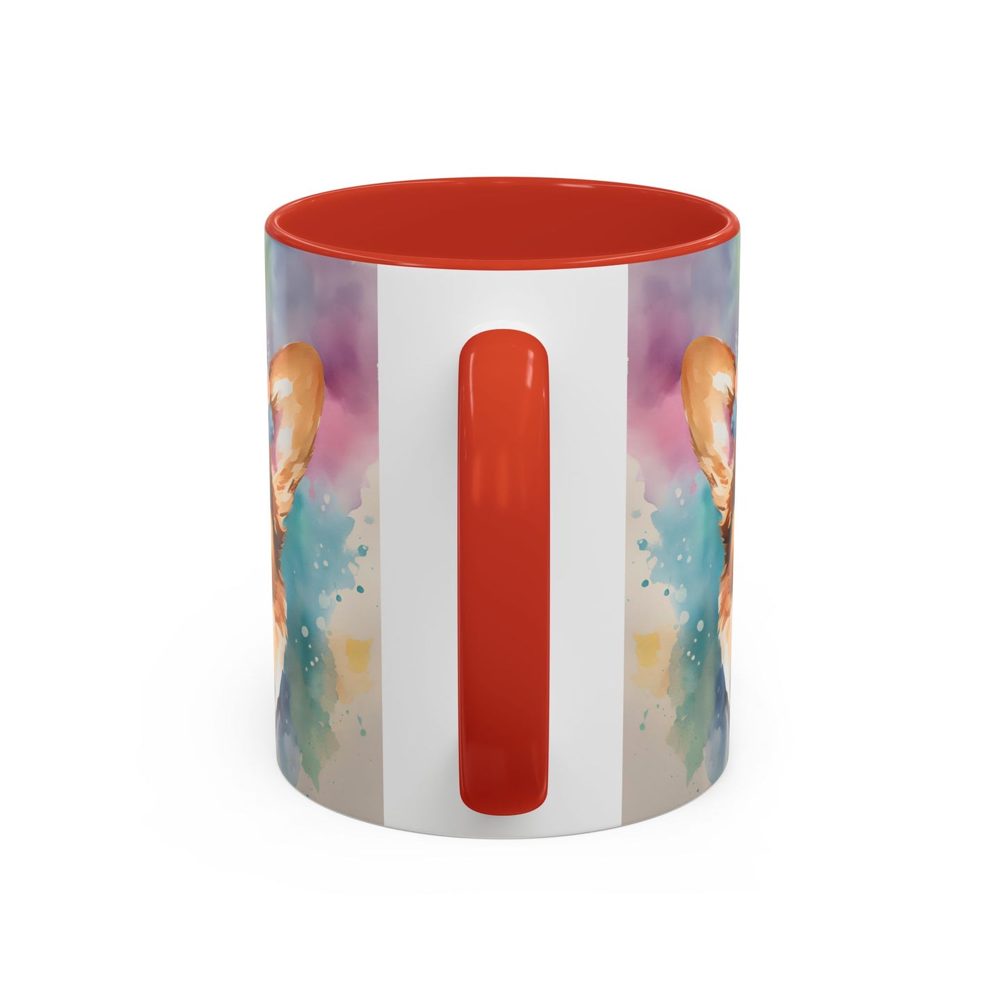 Corgi 02 Accent Coffee Mug - Dog Lover Gift