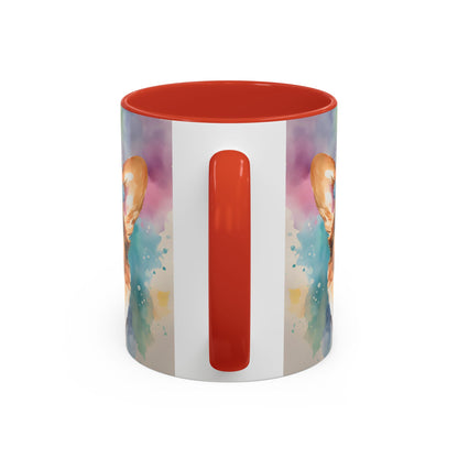 Corgi 02 Accent Coffee Mug - Dog Lover Gift