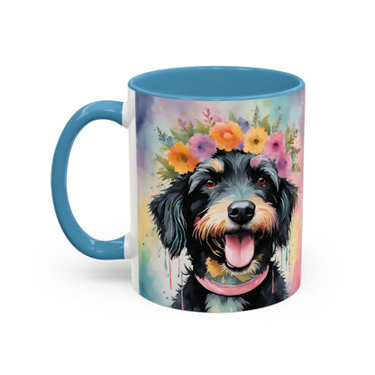 Eddy 02 Accent Coffee Mug - Dog Lover Gift