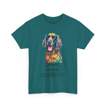 Squirrel, squirrel, SQIRRELLLLL! Unisex Heavy Cotton Tee