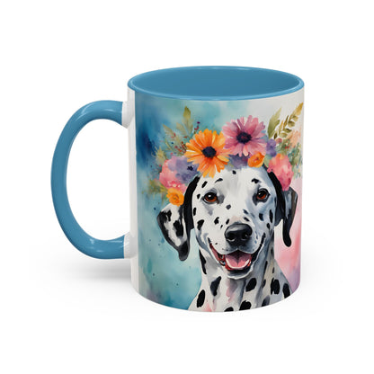 Dalmatian 03 Accent Coffee Mug - Dog Lover Gift