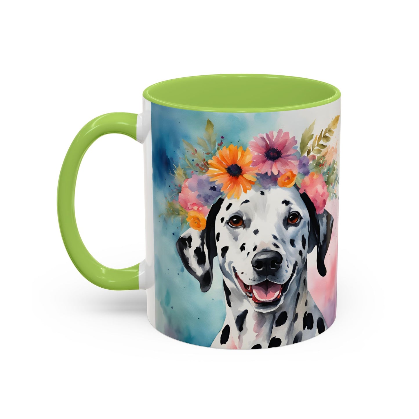Dalmatian 03 Accent Coffee Mug - Dog Lover Gift
