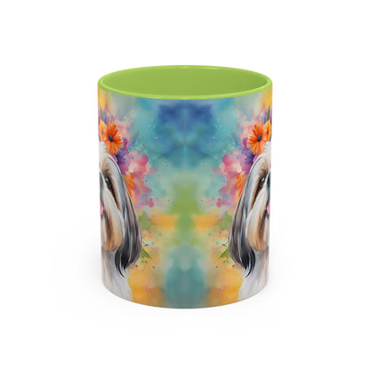 Shih Tzu 01 Accent Coffee Mug - Dog Lover Gift