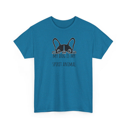 My dog is my spirit animal. Unisex Heavy Cotton Tee