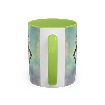 Dalmatian 01 Accent Coffee Mug - Dog Lover Gift