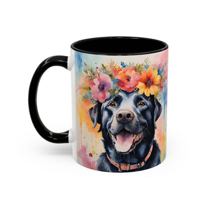 Labrador 03 Accent Coffee Mug - Dog Lover Gift