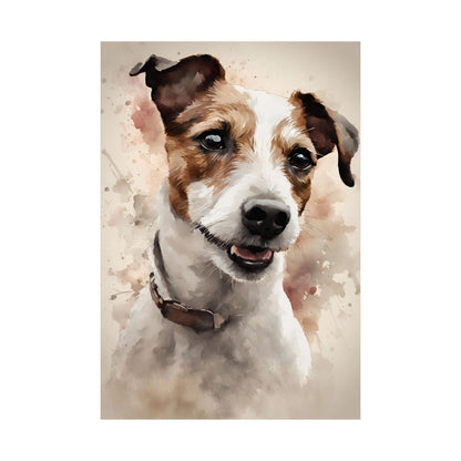 Dogs Jack Russell 02 Matte Vertical Poster