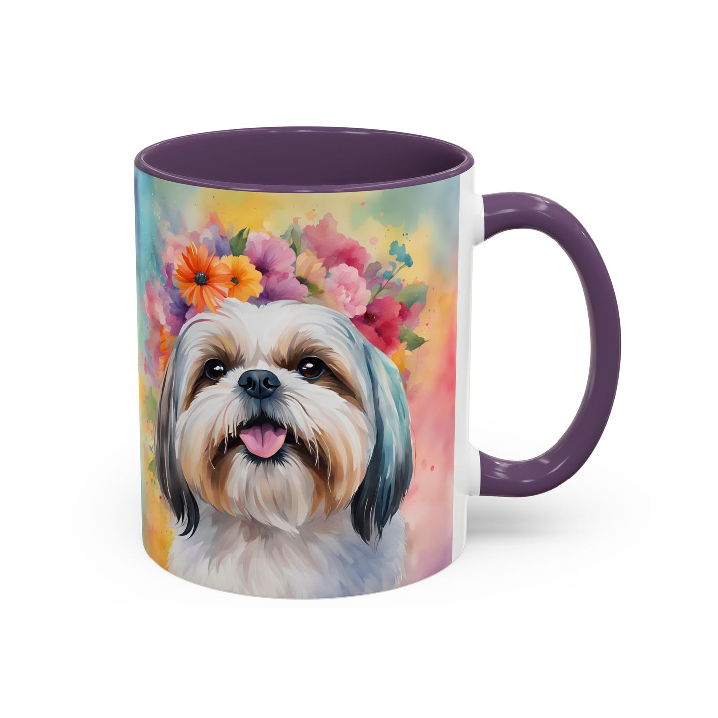 Shih Tzu 01 Accent Coffee Mug - Dog Lover Gift