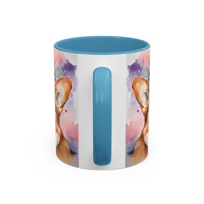 Corgi 04 Accent Coffee Mug - Dog Lover Gift
