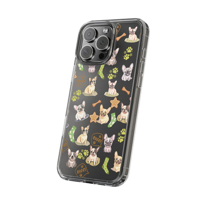 French Bulldog Clear iPhone Cases