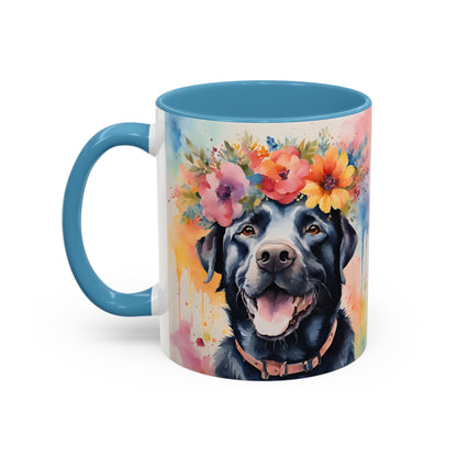 Labrador 03 Accent Coffee Mug - Dog Lover Gift