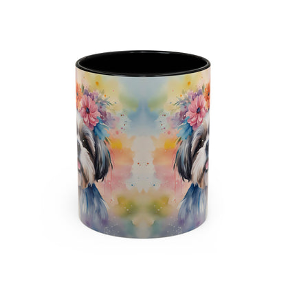 Shih Tzu 04 Accent Coffee Mug - Dog Lover Gift