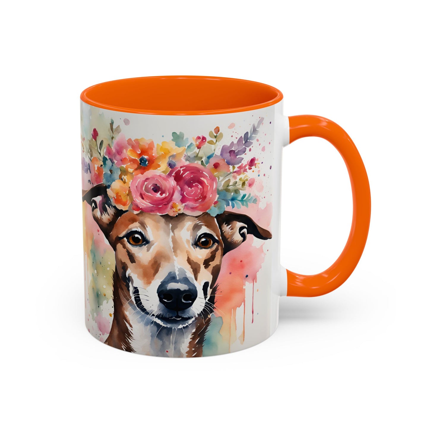 Greyhound 01 Accent Coffee Mug - Dog Lover Gift