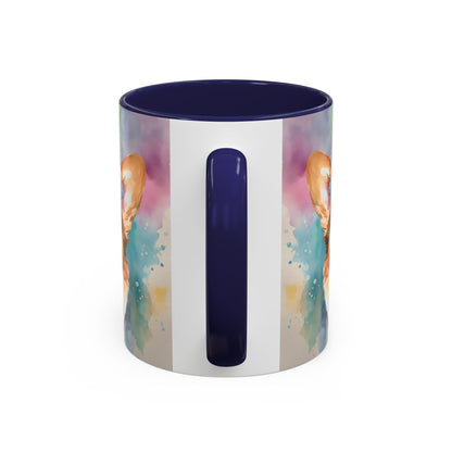 Corgi 02 Accent Coffee Mug - Dog Lover Gift