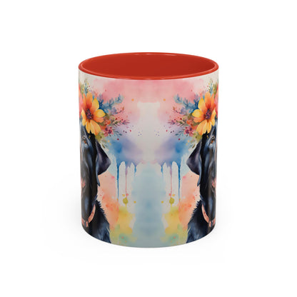 Labrador 03 Accent Coffee Mug - Dog Lover Gift