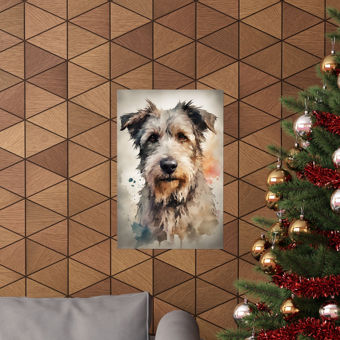 Dogs Gorgeous Scruff 03 Matte Vertical Poster