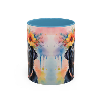 Labrador 03 Accent Coffee Mug - Dog Lover Gift