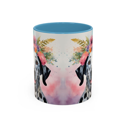 Dalmatian 03 Accent Coffee Mug - Dog Lover Gift