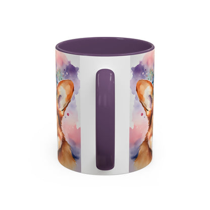Corgi 04 Accent Coffee Mug - Dog Lover Gift