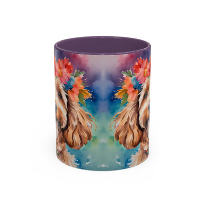 Cockapoo 05 Accent Coffee Mug - Dog Lover Gift