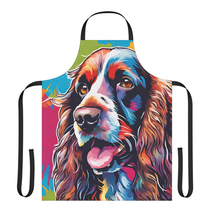 Multicoloured Cocker Spaniel Adult Apron (AOP)