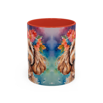 Cockapoo 05 Accent Coffee Mug - Dog Lover Gift