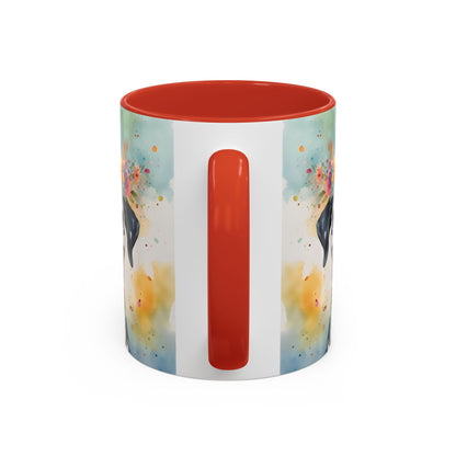 Dalmatian 02 Accent Coffee Mug - Dog Lover Gift