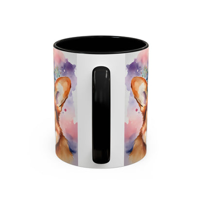 Corgi 04 Accent Coffee Mug - Dog Lover Gift