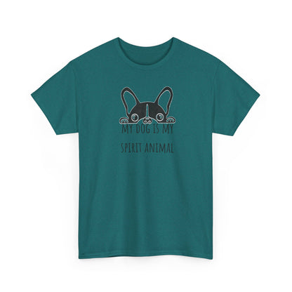 My dog is my spirit animal. Unisex Heavy Cotton Tee
