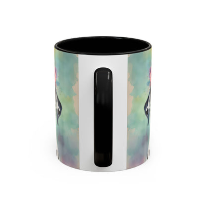 Dalmatian 01 Accent Coffee Mug - Dog Lover Gift