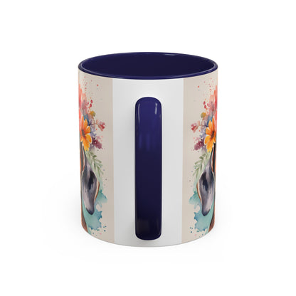 Dachshund 01 Accent Coffee Mug - Dog Lover Gift