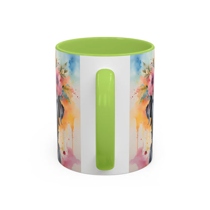 Labrador 03 Accent Coffee Mug - Dog Lover Gift