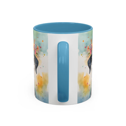 Dalmatian 02 Accent Coffee Mug - Dog Lover Gift