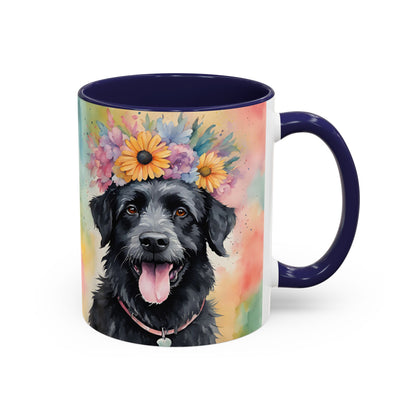 Eddy 01 Accent Coffee Mug - Dog Lover Gift