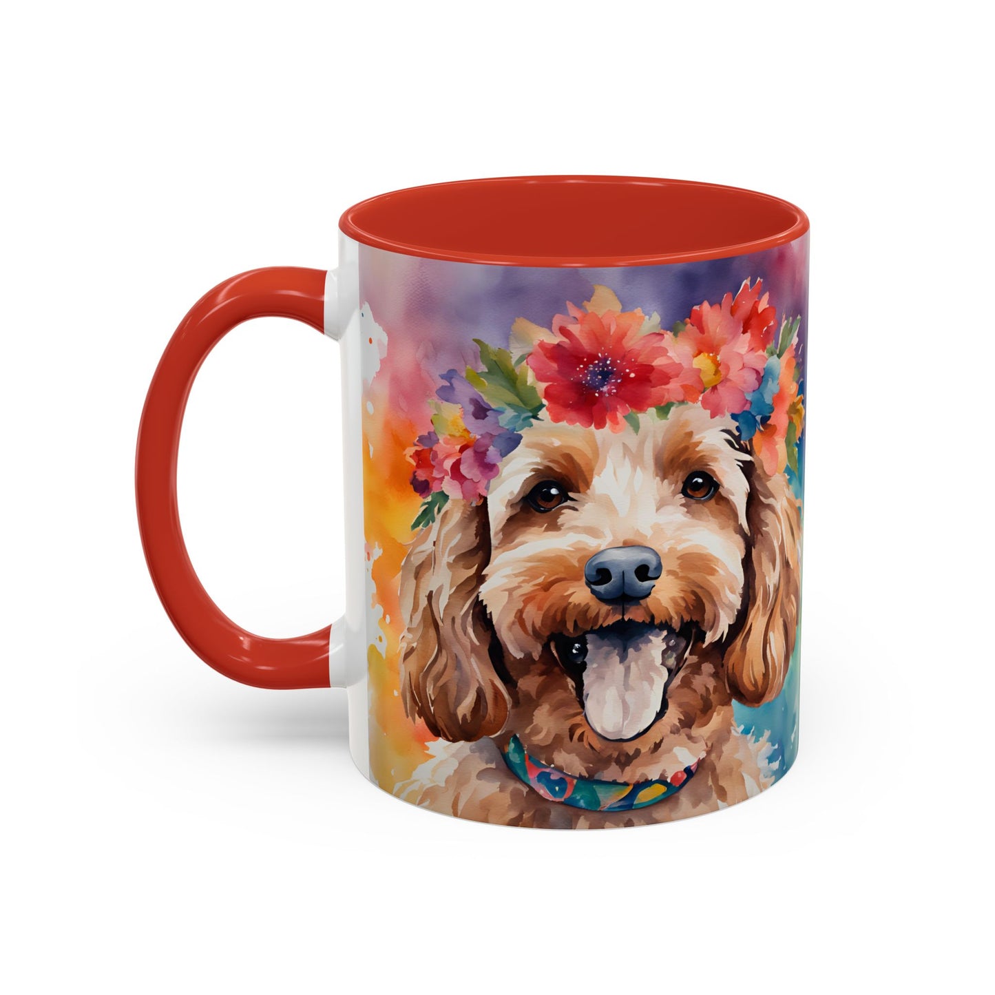 Cockapoo 05 Accent Coffee Mug - Dog Lover Gift