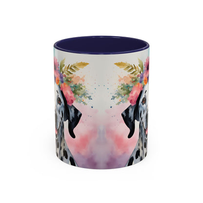 Dalmatian 03 Accent Coffee Mug - Dog Lover Gift