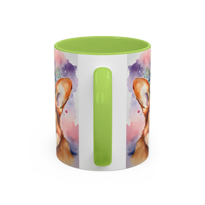 Corgi 04 Accent Coffee Mug - Dog Lover Gift