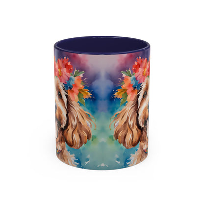 Cockapoo 05 Accent Coffee Mug - Dog Lover Gift