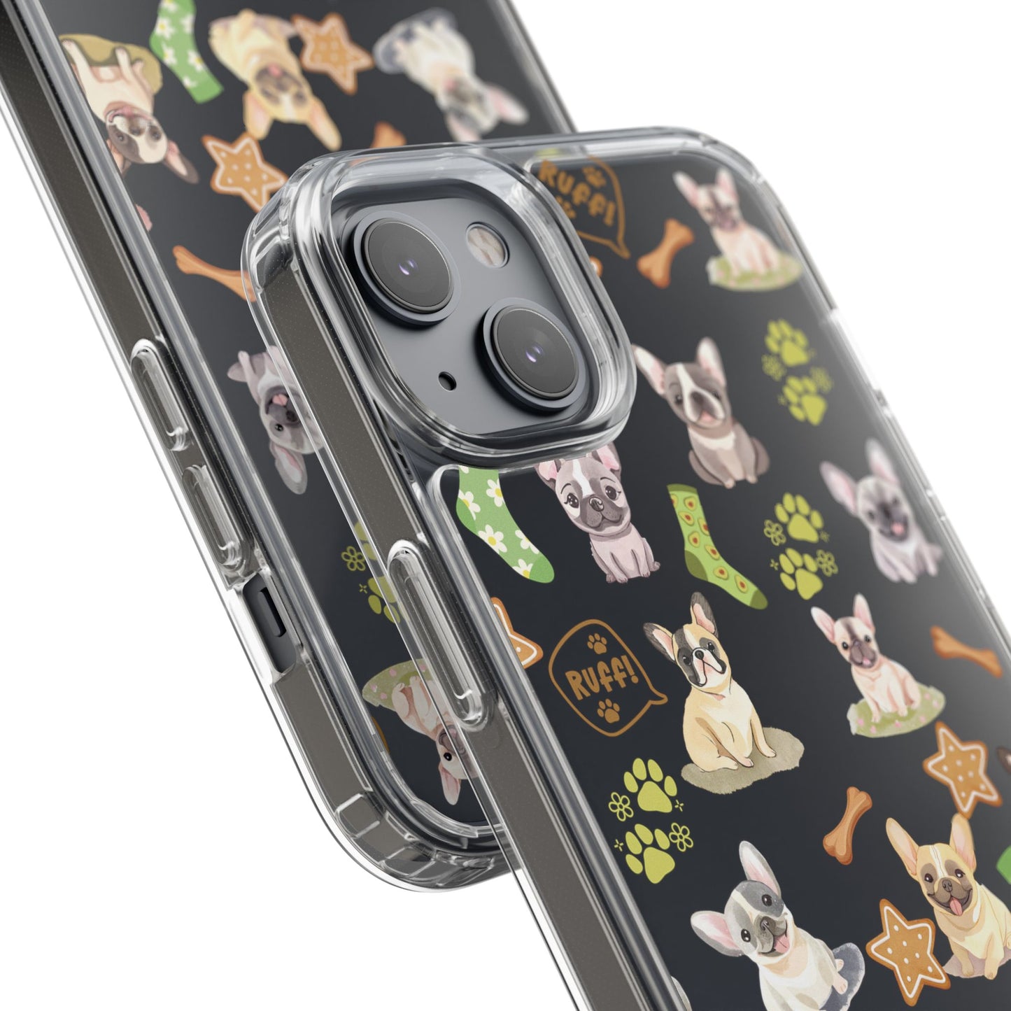 French Bulldog Clear iPhone Cases