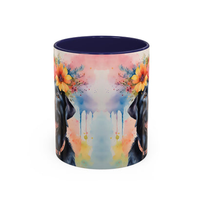 Labrador 03 Accent Coffee Mug - Dog Lover Gift