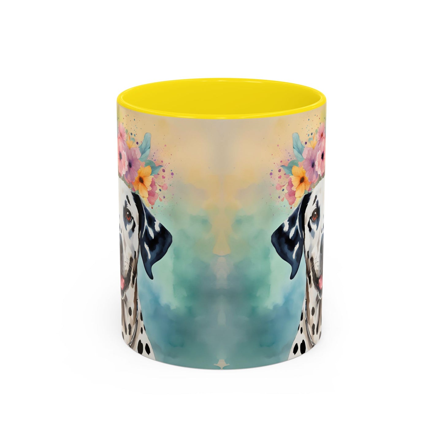 Dalmatian 01 Accent Coffee Mug - Dog Lover Gift